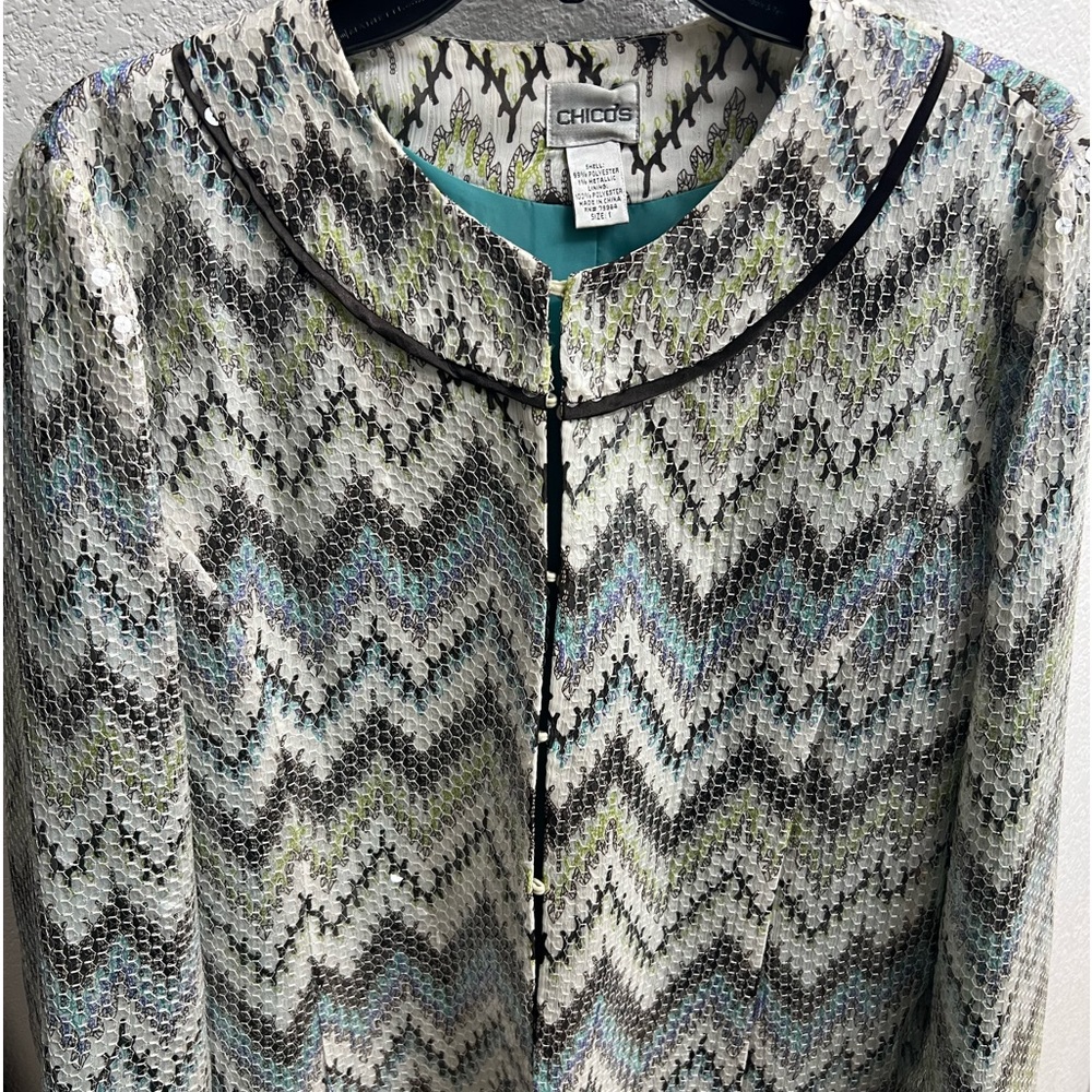 Beautiful sequins Chico’s blazer